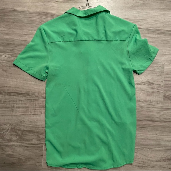 Another Influence Green Neon Revere Shirt Xs - Picture 3 of 3